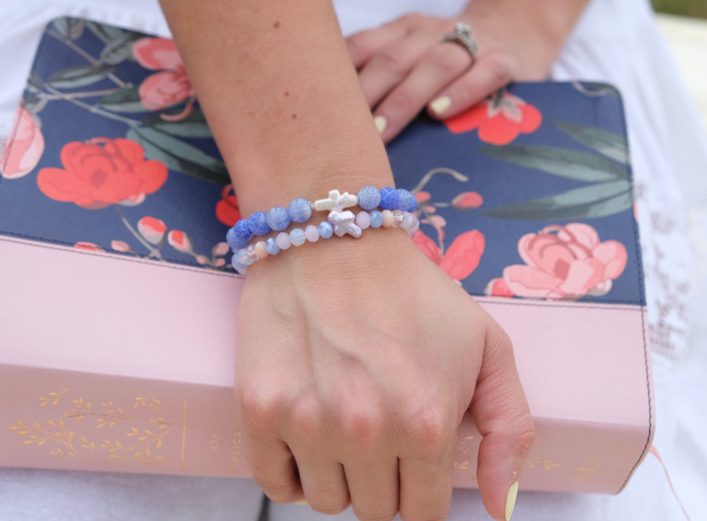 Signature Cross Bracelet | Lavender