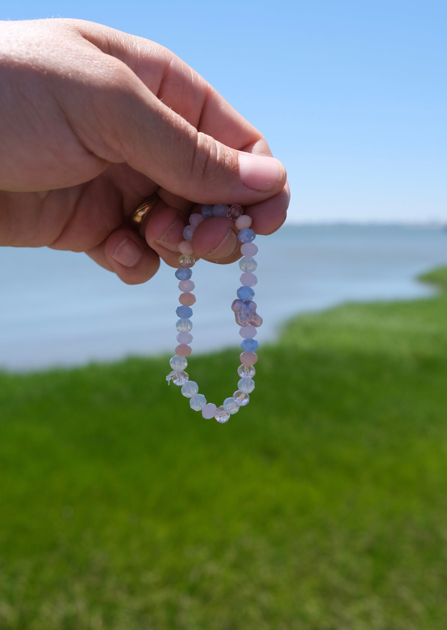 Signature Cross Bracelet | Lavender