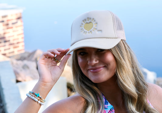 Radiant Hope Trucker Hat – Light Yellow