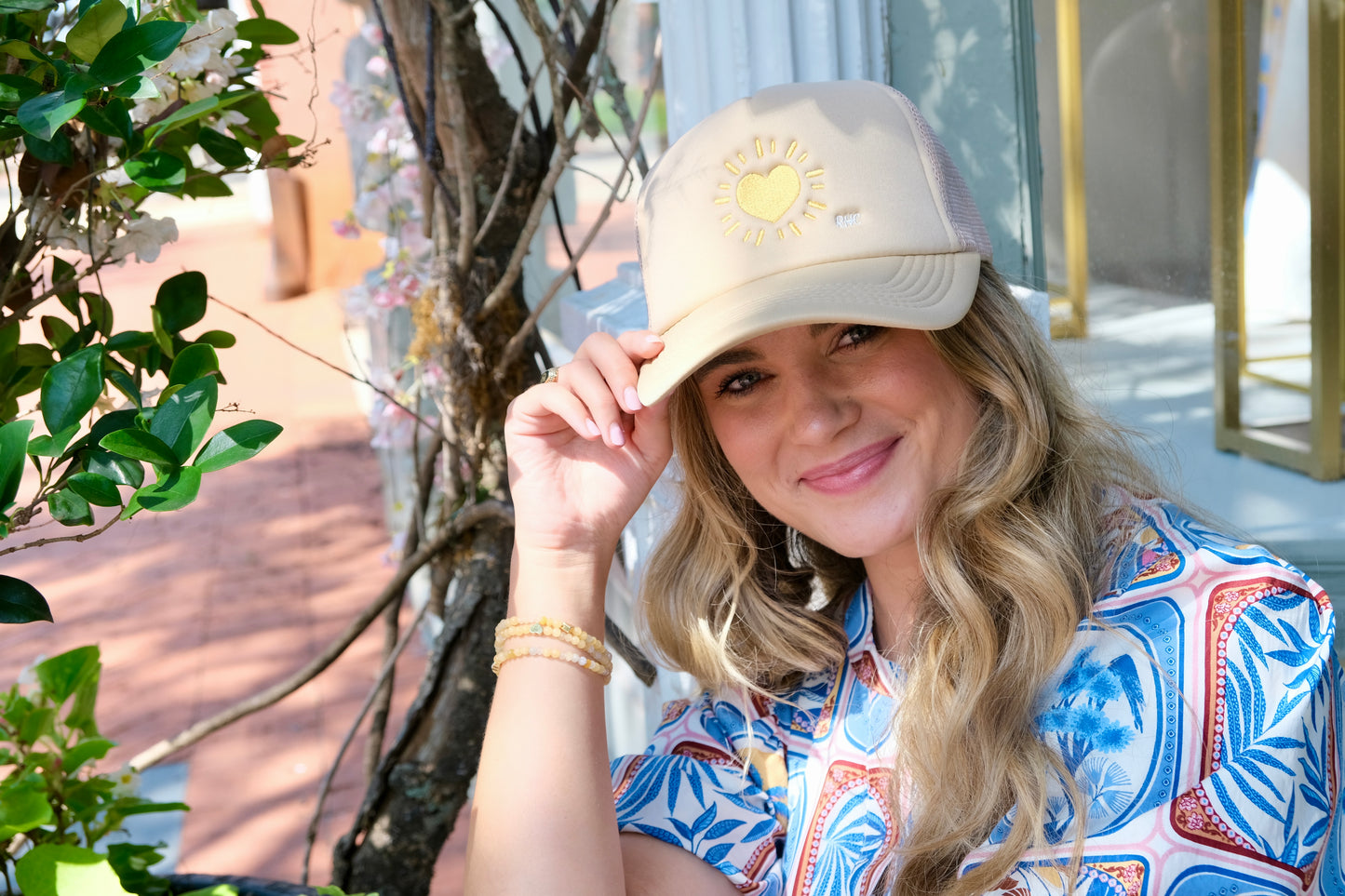 Radiant Hope Trucker Hat – Light Yellow