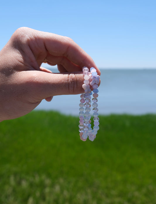 Signature Cross Bracelet | Lavender